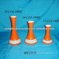 Huaide RH42638-CL6 Orange Stoneware 5" 6" 8" Europe Modern Vase